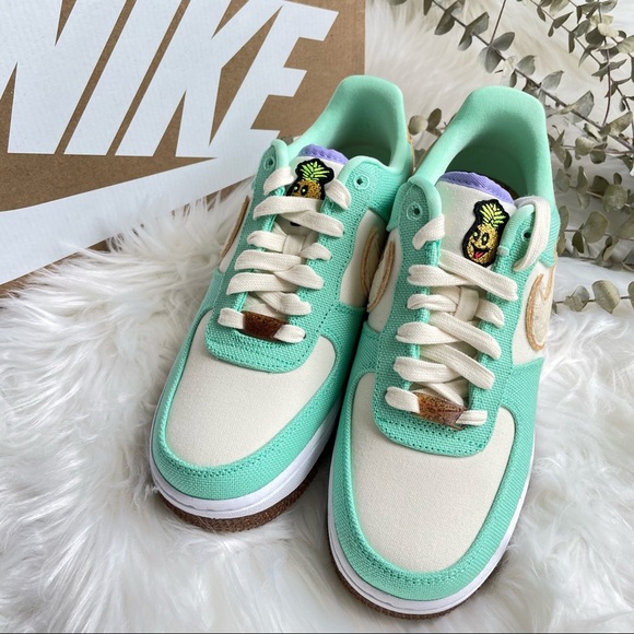 Nike Air Force 1 Low '07 Pineapple LIMITED EDITION Size W8 - Picture 12 of 15